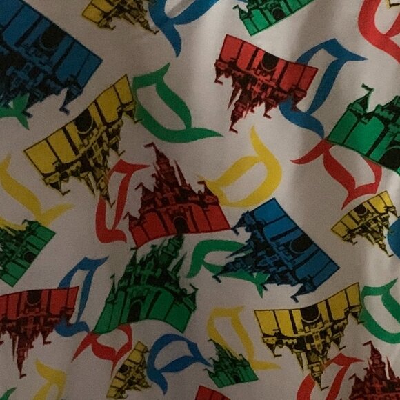 DISNEYLAND RESORT Sleeping Beauty Castle Reversible Pullover Sweater Sz M/L - Picture 5 of 6